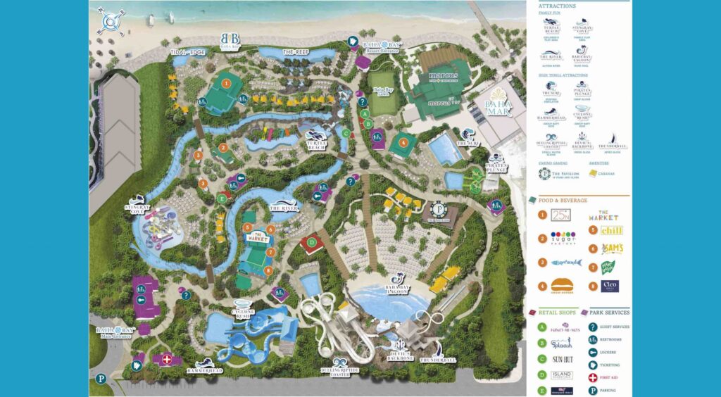 Rosewood Baha Mar Resort Map