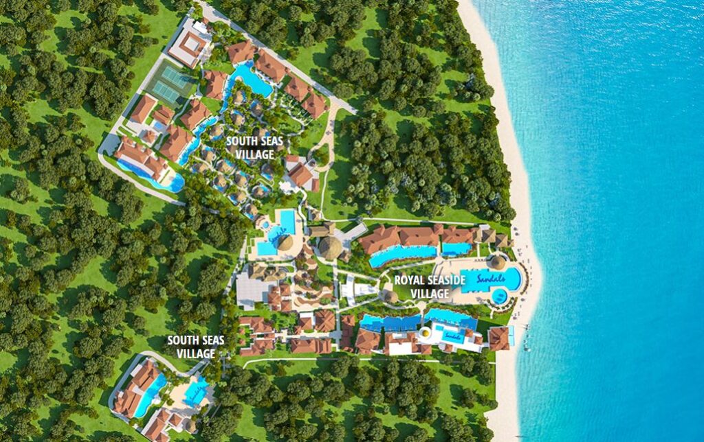 Sandals Royal Barbados Resort Map