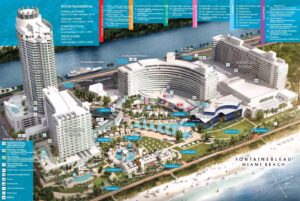 Resort Map of Fontainebleau Miami Beach, Florida
