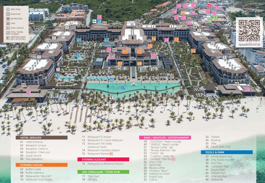 Lopesan Costa Bavaro Resort, Spa & Casino Map