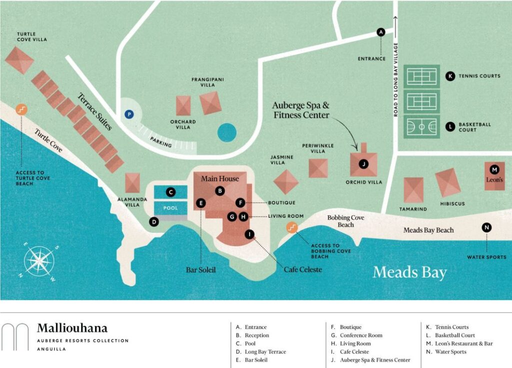 Malliouhana Resort Map