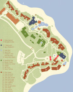 Resort Map of One & Only Palmilla, Los Cabos