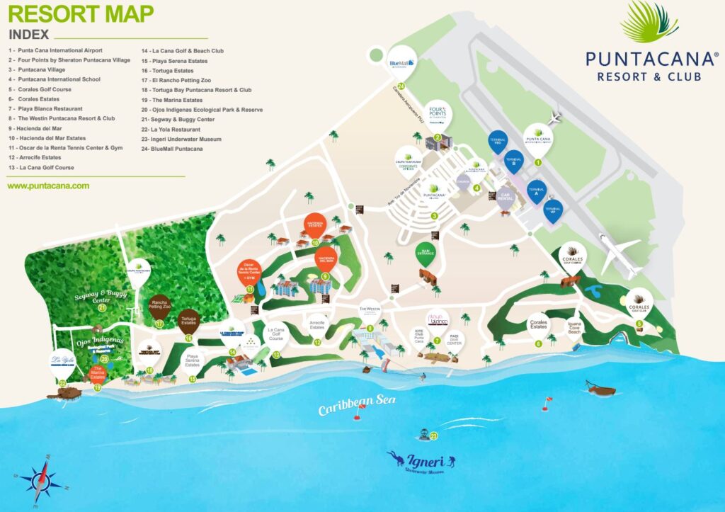 Punta Cana Resort & Club Map