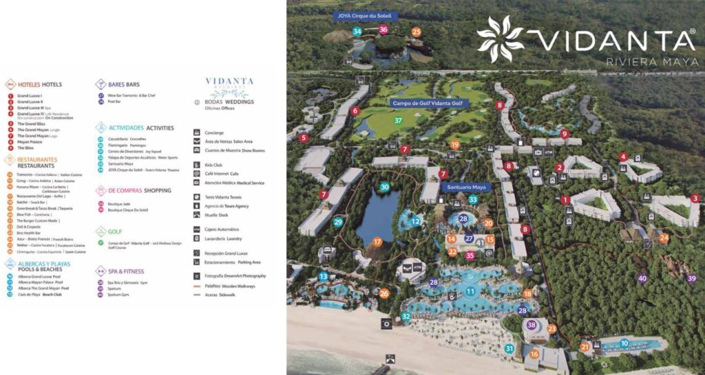The Grand Mayan at Vidanta Riviera Maya Resort Map