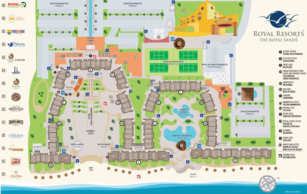 The Royal Sands All Suites Resort & Spa Map