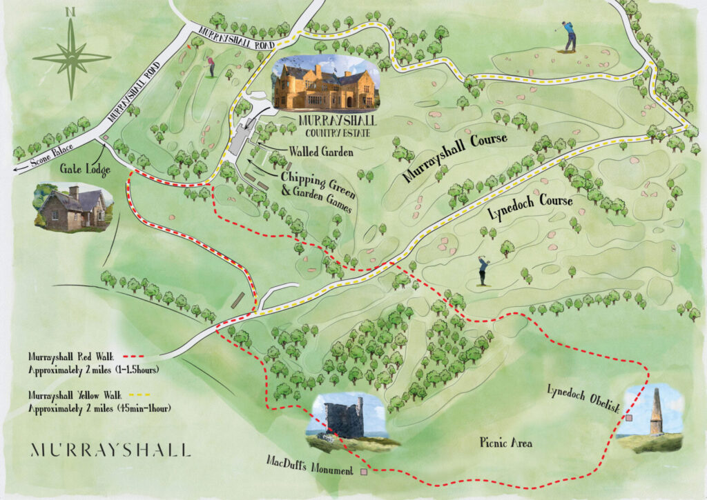 Murrayshall Country Estate Resort Map