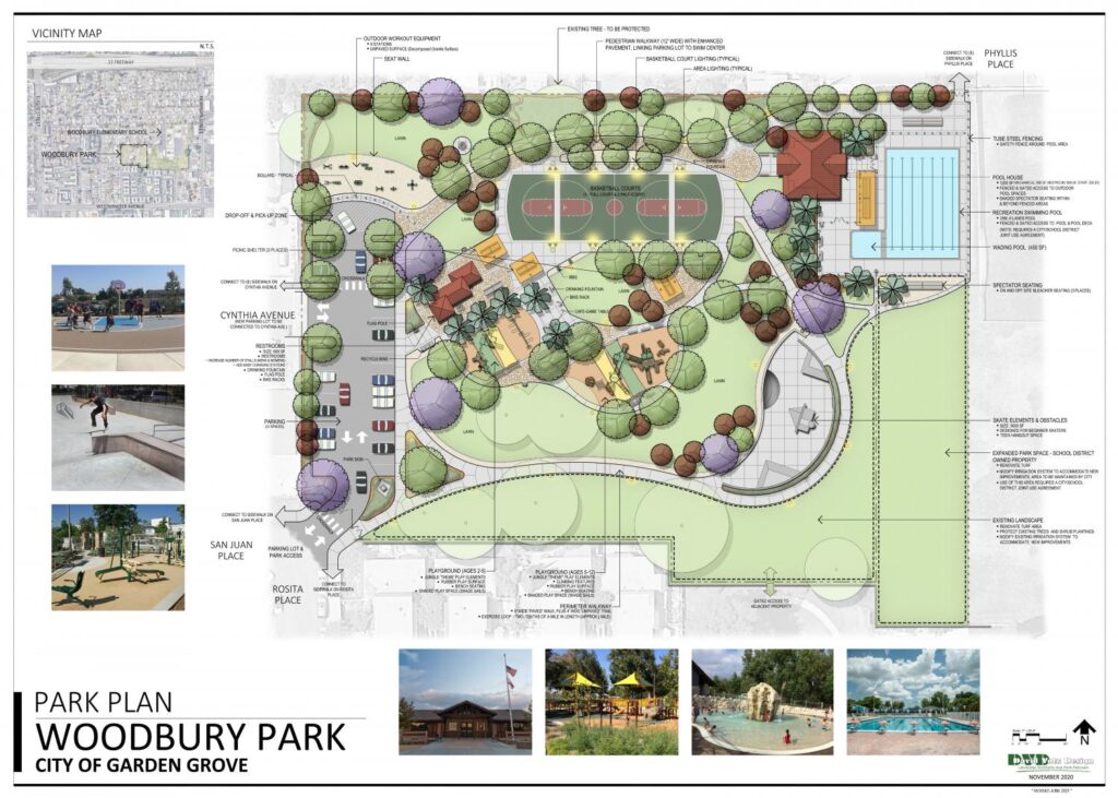 Woodbury Park Resort Map