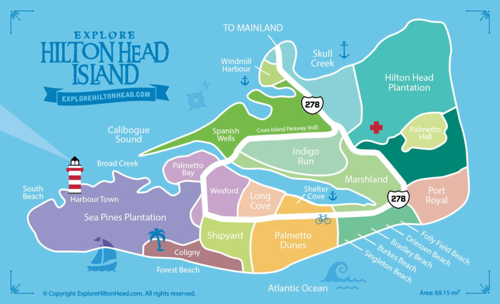 Disney’s Hilton Head Island Resort Map