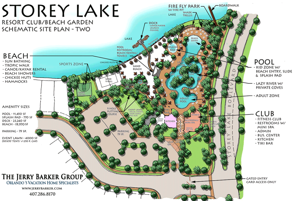 Storey Lake Resort Map