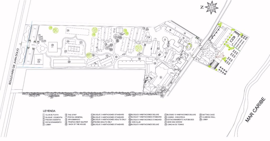 Emotions By Hodelpa Resort Map