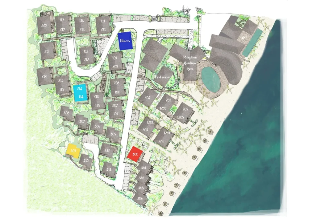 Hotel Manapany Property Map