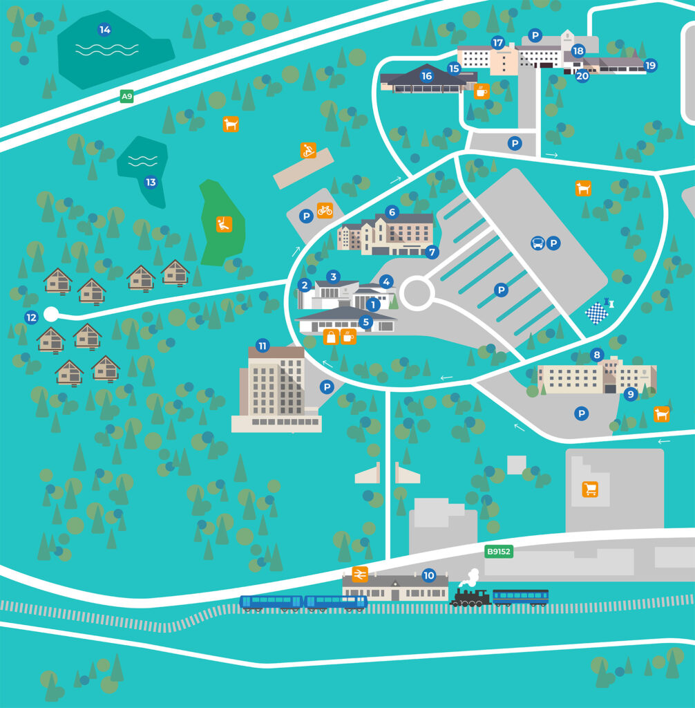 Macdonald Aviemore Resort Map